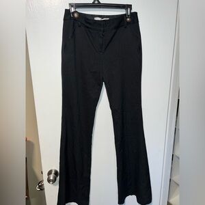 Diane Von Furstenberg Black Bootcut Trousers